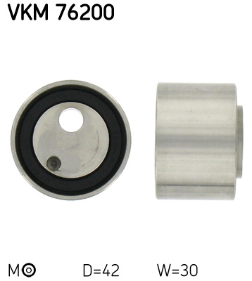 įtempiklio skriemulys, paskirstymo diržas - VKM 76200 SKF